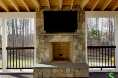  Outdoor Fireplace TV Mount