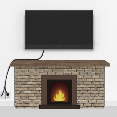 Bronze Fireplace Mount Large | TV mounting and Speaker Installation service in Northern Virginia