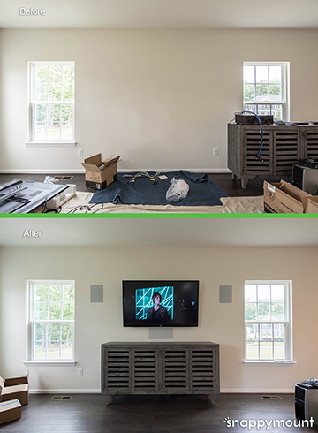 TV Mounting services example 1